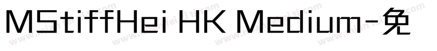 MStiffHei HK Medium字体转换